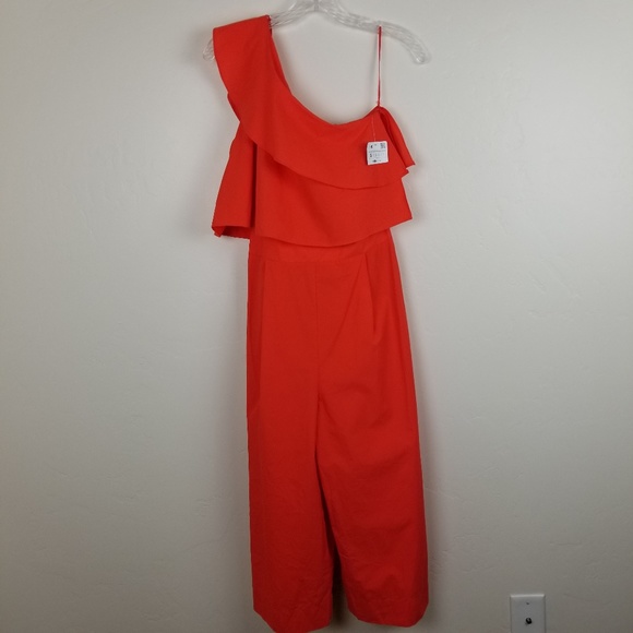 Zara Pants - ZARA basic - coral colshoulder jumpsuit